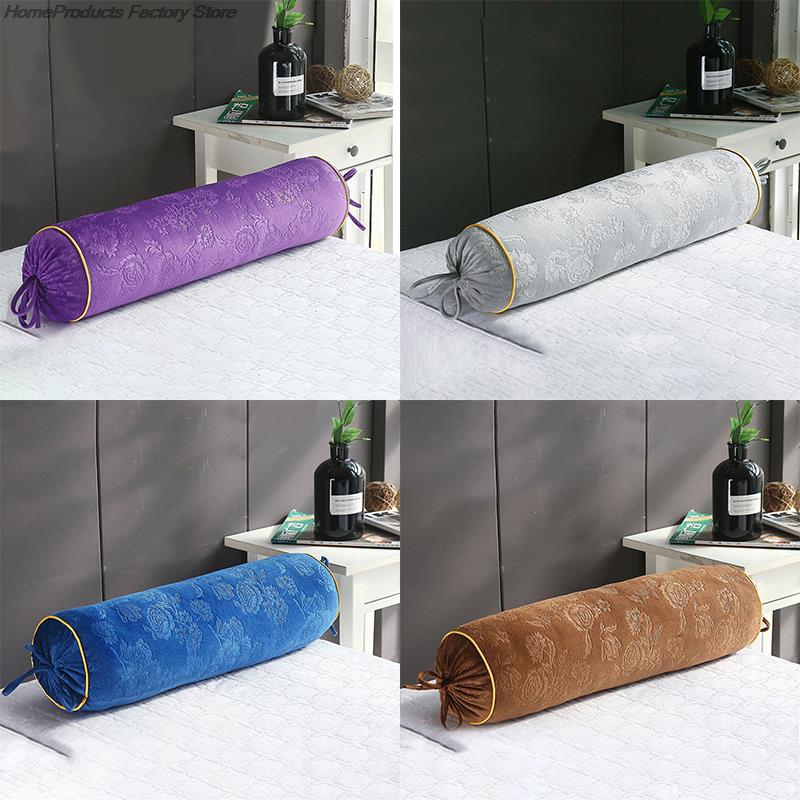 Bolster Cushion Round - ラウンド枕カバー 60 センチメートルビューティーサロンベッドソファソファシート腰枕カバー脚背もたれネックボルスタークッションカバー充填なし
