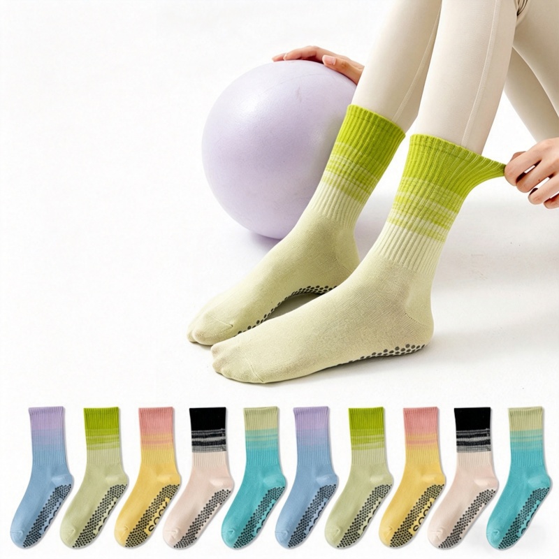 Pilates & Yoga Studio Alineacion - Dreamlikelin 1 ペア レディース ミッドカーフ ヨガ