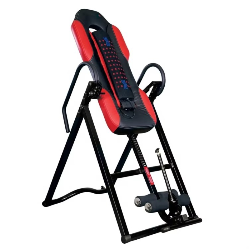 Inversion Table Fold - 腹筋トレーニング倒立テーブル 室内ホームフィットネス機器 折りたたみ式脊椎反転マシン