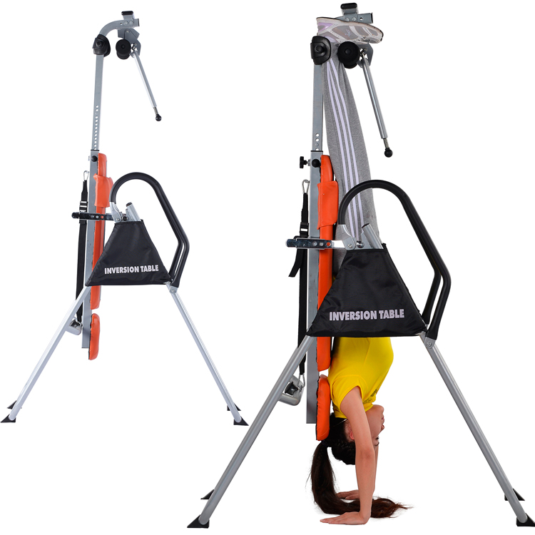 Inversion Table Fold - ジム用エクササイズベンチ、調節可能な折りたたみ式インバージョンテーブル、折りたたみ式インバージョンテーブル