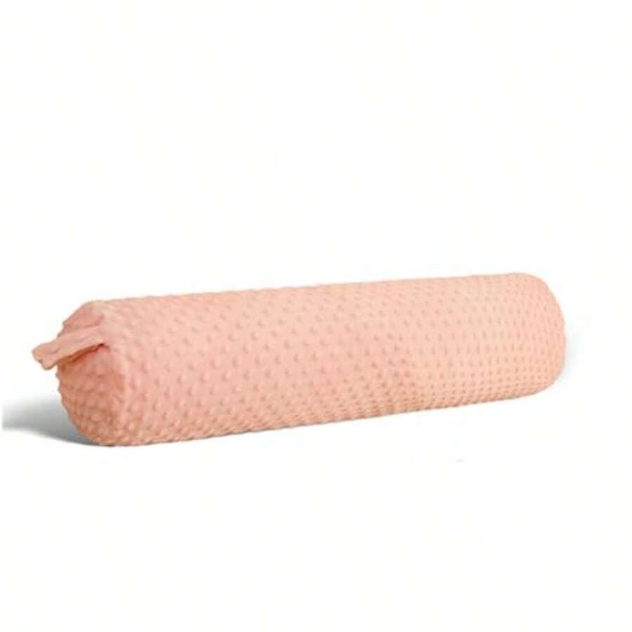Bolster Cushion Round - 頸椎ロール枕 メモリーフォーム 24インチ ラウンドネックピロー 睡眠用サポート 軽量ボルスタークッション
