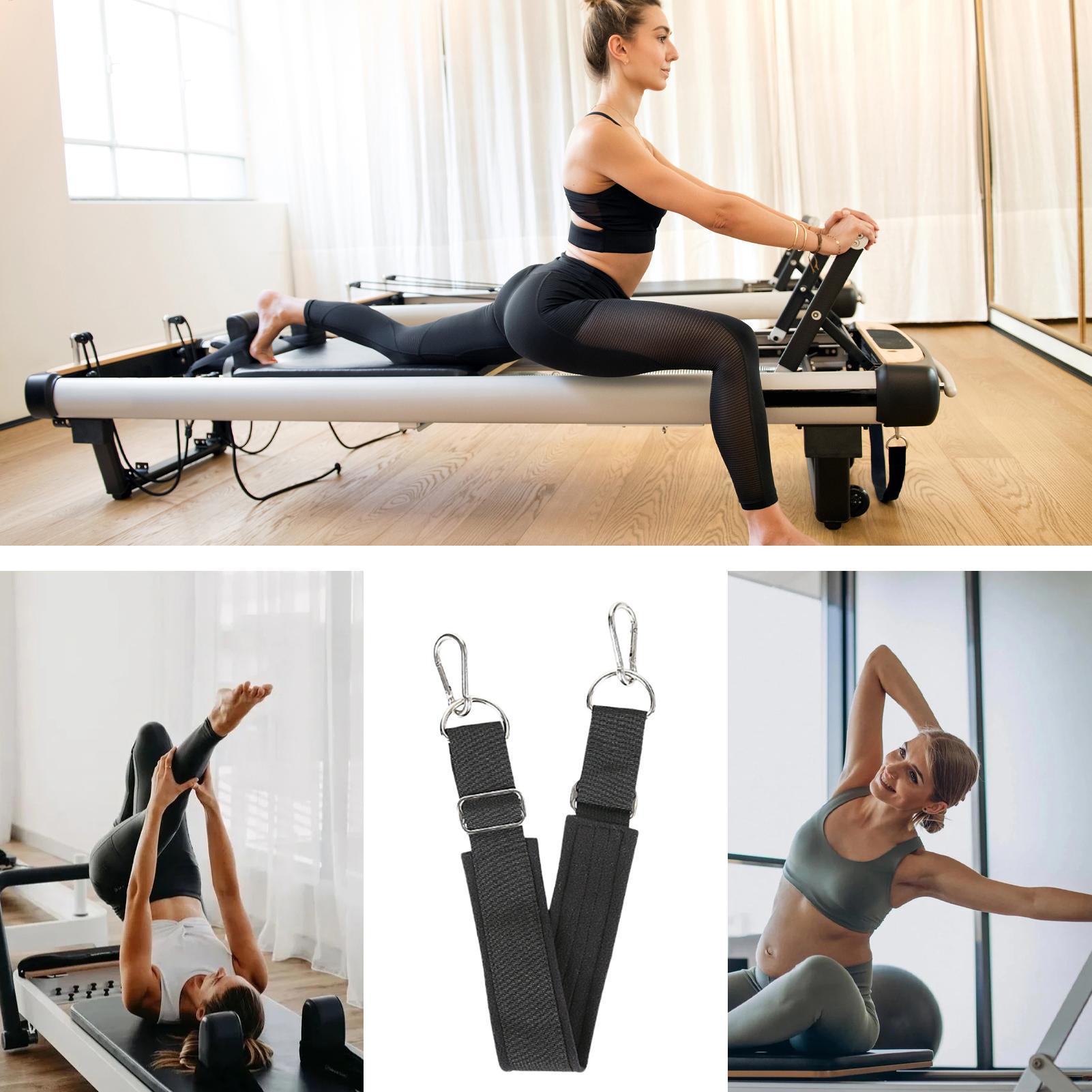 Pilates & Yoga Studio Alineacion - ピラティスフットストラップ厚みのある調節可能な滑り止め高耐久ヨガピラティスリフォーマーフットストラップホームジムスタジオホテル寮用
