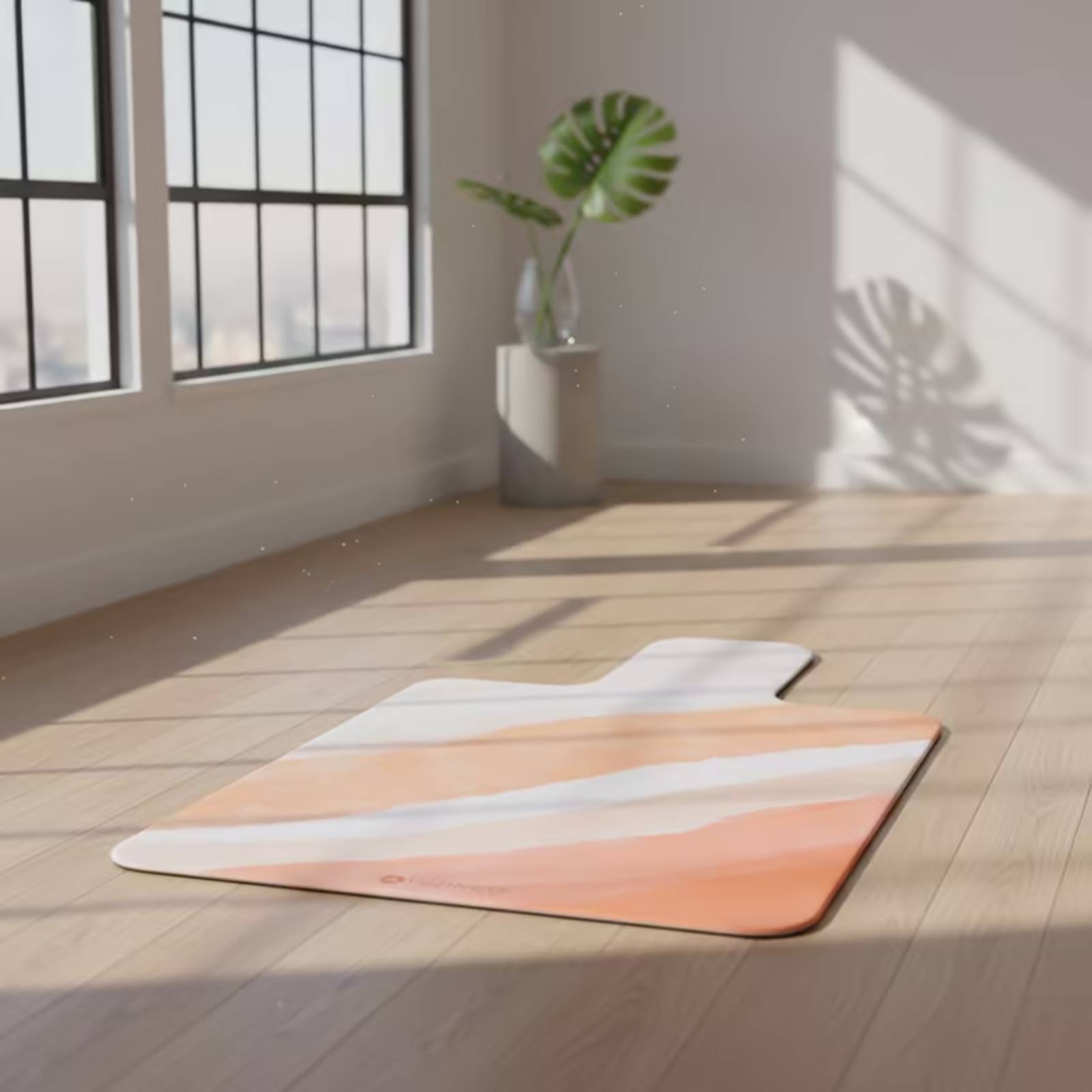 Pilates & Yoga Studio Alineacion - エクササイズマット スエードピラティスマット 滑り止め加工 スタジオ、自宅トレーニング用
