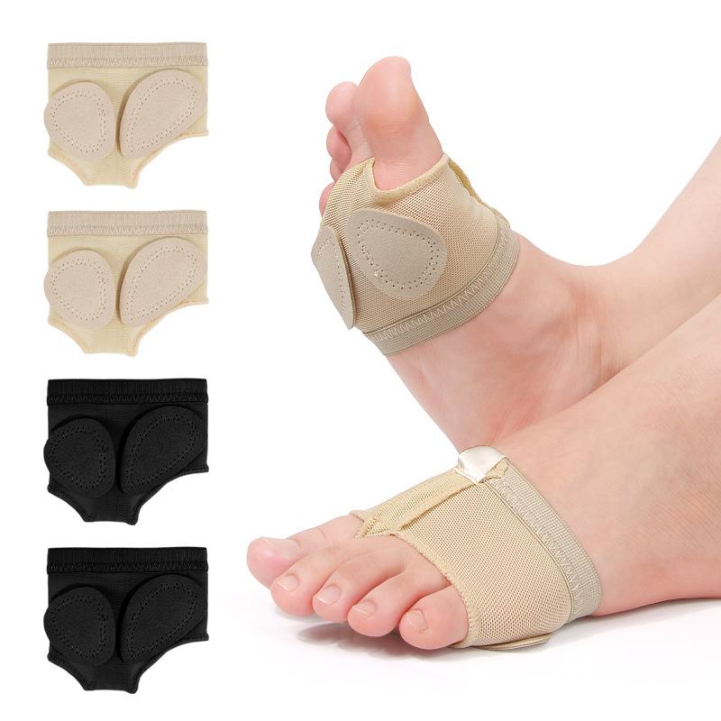 Pilates Yoga Shoes - 前足部パッド バレエ 1ペア ハーフシューズパッド XSXL 足指保護