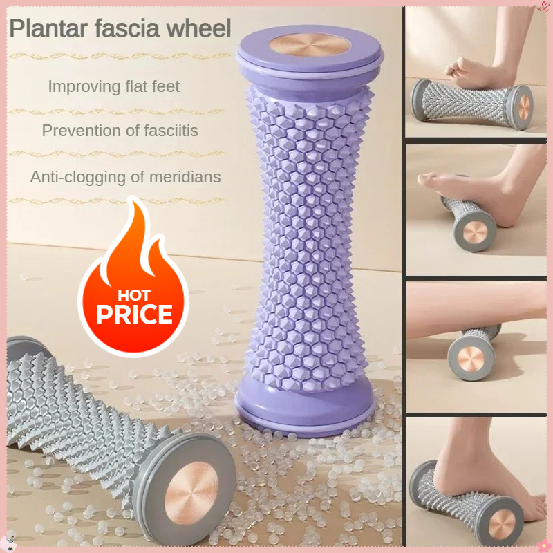 Pilates Yoga Ball - フットマッサージャー マッサージローラー ヨガマッサージボール 足底筋膜ローラー 筋肉リラックスケア プラスチック製