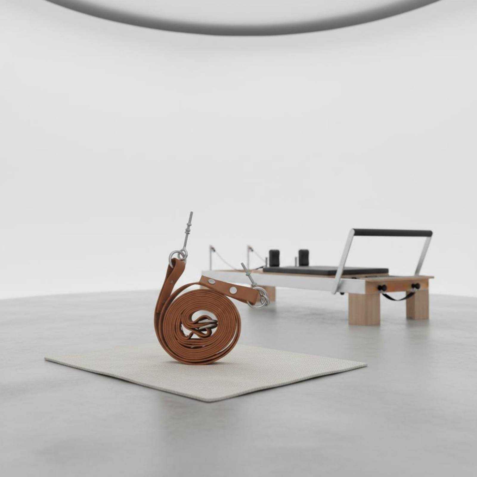Pilates & Yoga Studio Alineacion - リフォーマー ダブルループストラップ 快適なピラティス ダブルループストラップ フィットネス機器 お手入れ簡単