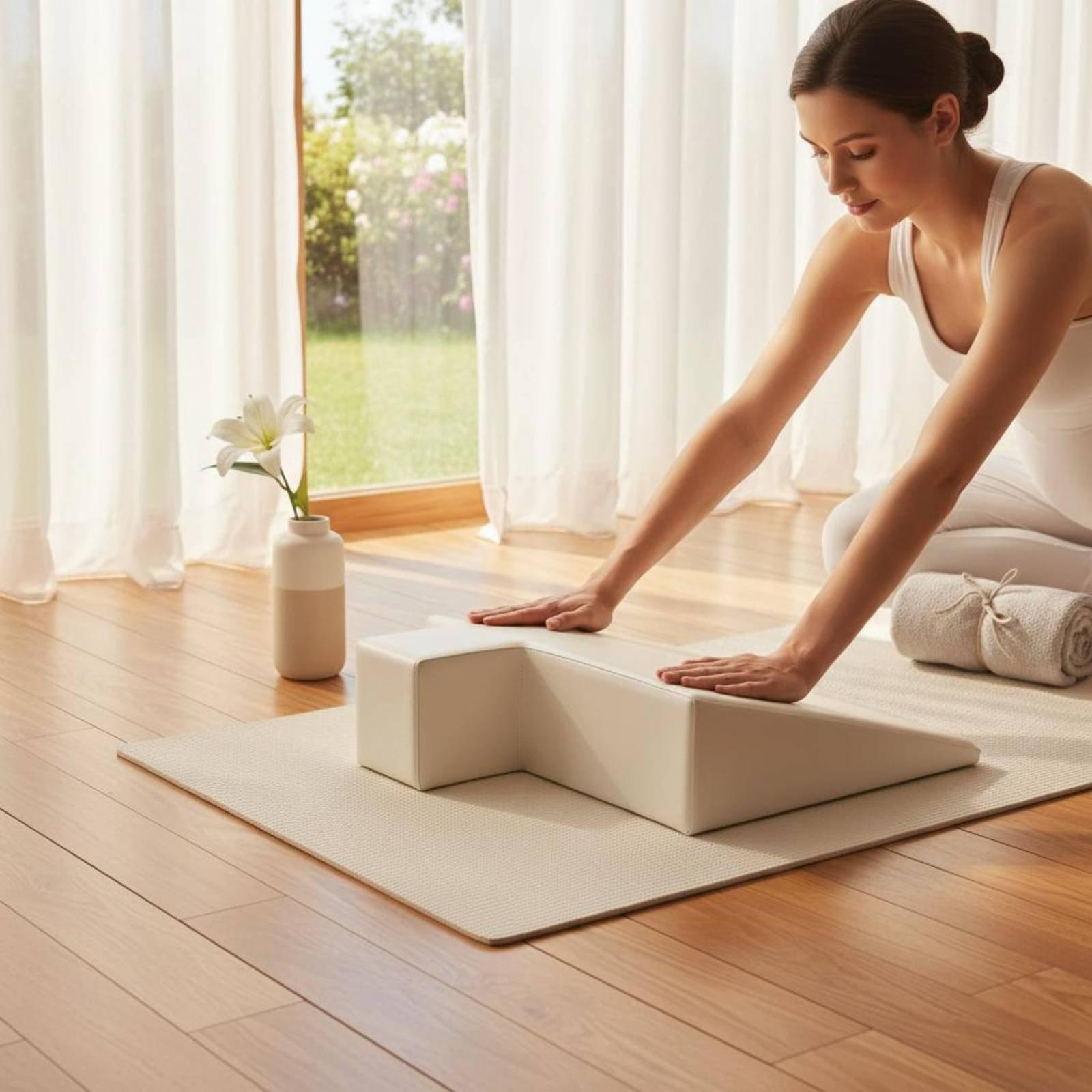 Pilates & Yoga Studio Alineacion - マタニティサポートクッション高密度フォームエクササイズピローフィットネスピラティスアクセサリーピラティスリフォーマーベッド用妊娠中用
