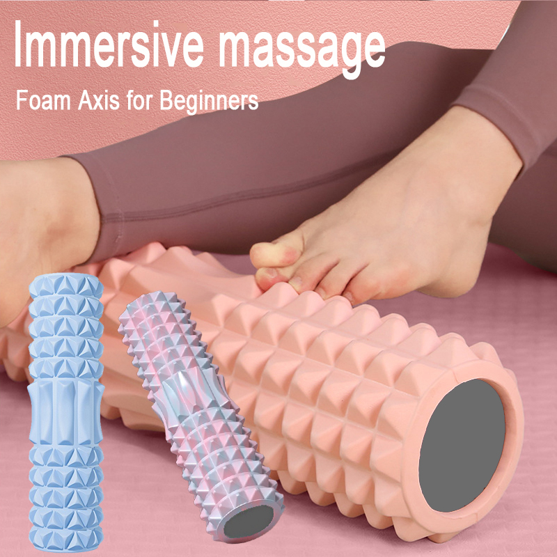 Pilates Yoga Shoes - ソリッドフォーム軸ヨガポストマッサージEVAローラー腰痛緩和マッスルローラー、フィットネス、ヨガ、ピラティス、筋肉のリラックス TBAM00