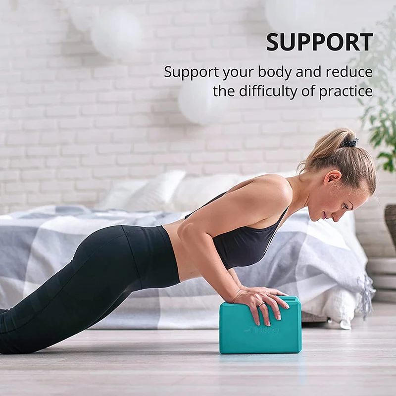 Pilates Yoga Shoes - ヨガビルディングブロックキューブ ピラティスブリック 補強マット スポーツヨガ用品 エクササイズ ホームエクササイズ器具