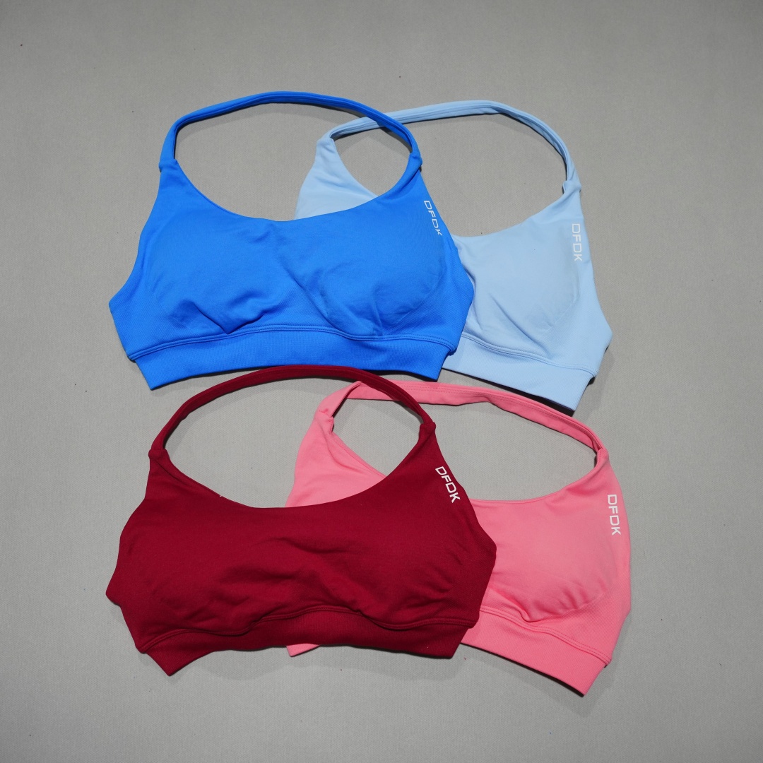 DFDK ハイサポート シームレス スポーツブラ バックレス - Yoga Strap Cotton のレビューと価格