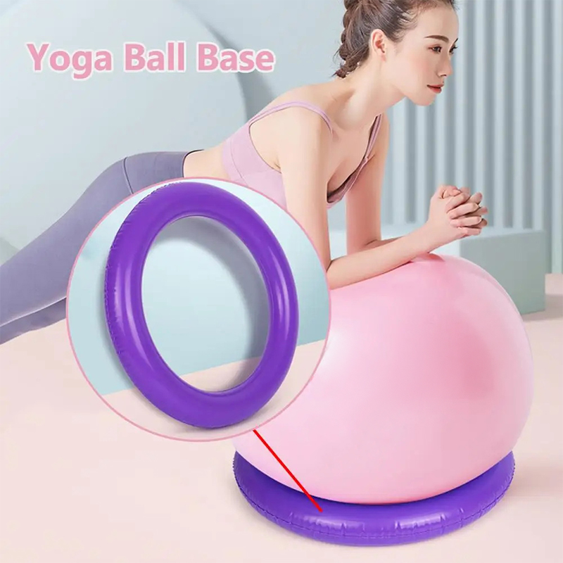 ジムヨガボールベース滑り止め防爆PVCピラティスラウンドエク - Pilates Yoga Ball のレビューと価格