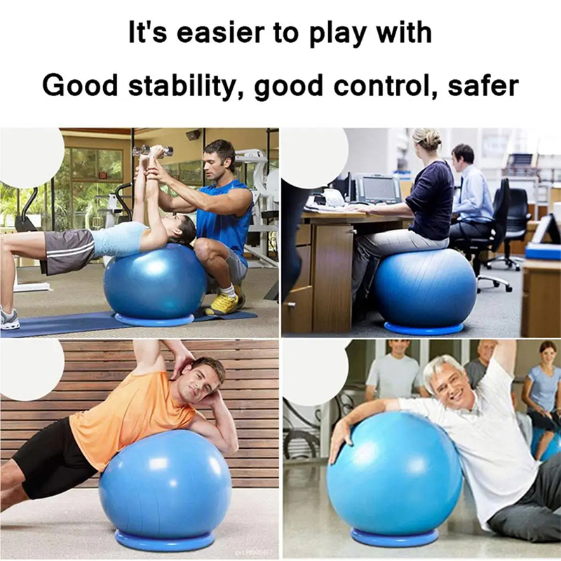 ジムヨガボールベース滑り止め防爆PVCピラティスラウンドエク - Pilates Yoga Ball のレビューと価格