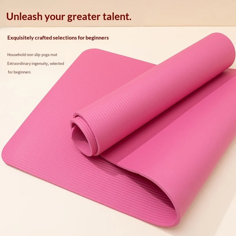 特厚滑り止めヨガマット、衝撃吸収、幅広ピラティスフィットネス - Pilates Yoga Mat Workout のレビューと価格