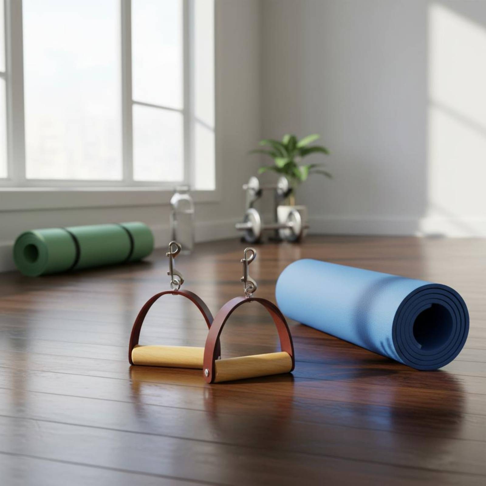 2ピースピラティスリフォーマーハンドル長持ちする金属クリップ - Pilates & Yoga Studio Alineacion のレビューと価格