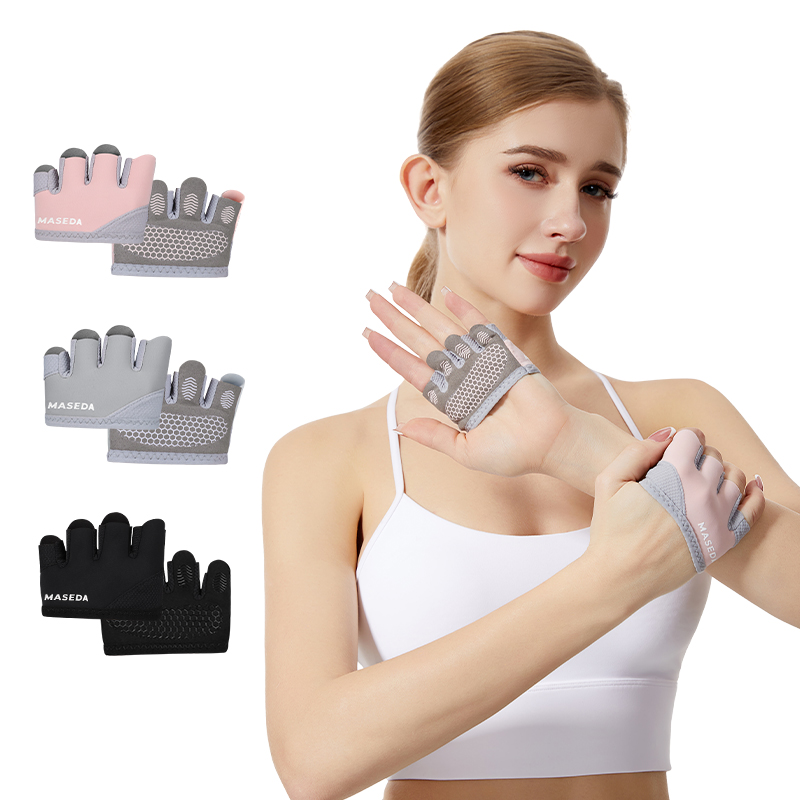 フィットネス用フィンガーレスグローブ：ピラティスやエアリアル - Pilates & Yoga Studio Alineacion のレビューと価格
