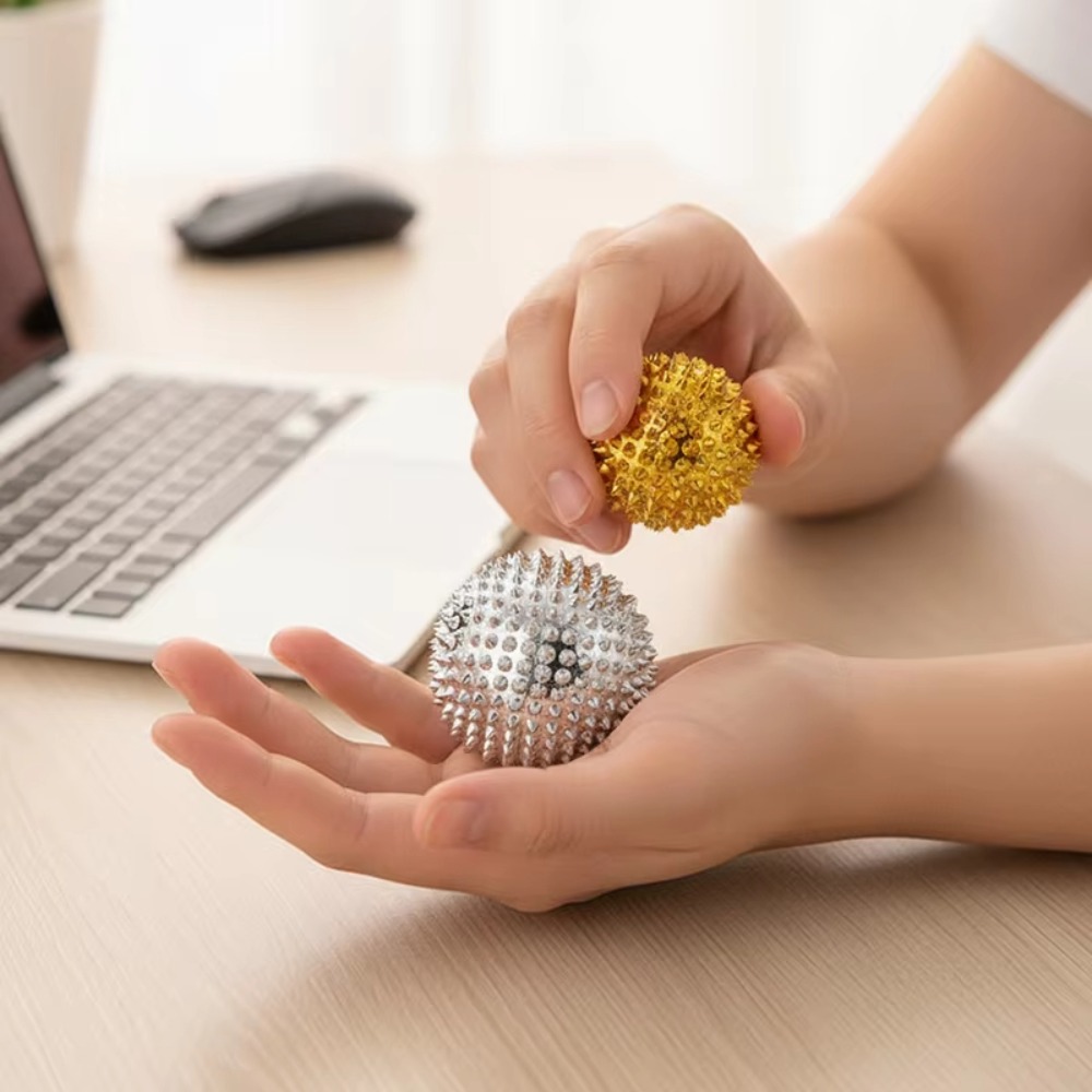 1 ペアヨガフィットネスボール磁気療法マッサージャーマグネッ - Pilates Yoga Ball のレビューと価格