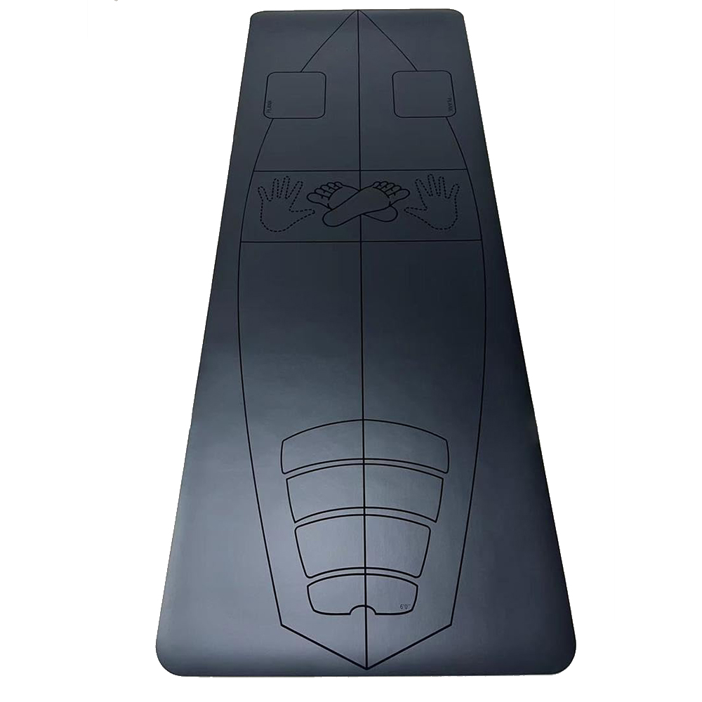 オールインワンサーフヨガマット、新フロストPUプレミアムフィ - Pilates Yoga Mat Workout のレビューと価格