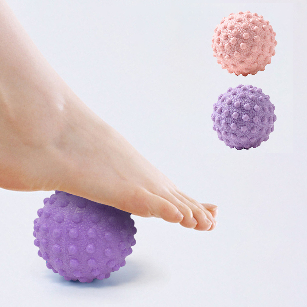ポータブル TPR 筋膜マッサージボール レイズドトリガーポ - Pilates Yoga Ball のレビューと価格