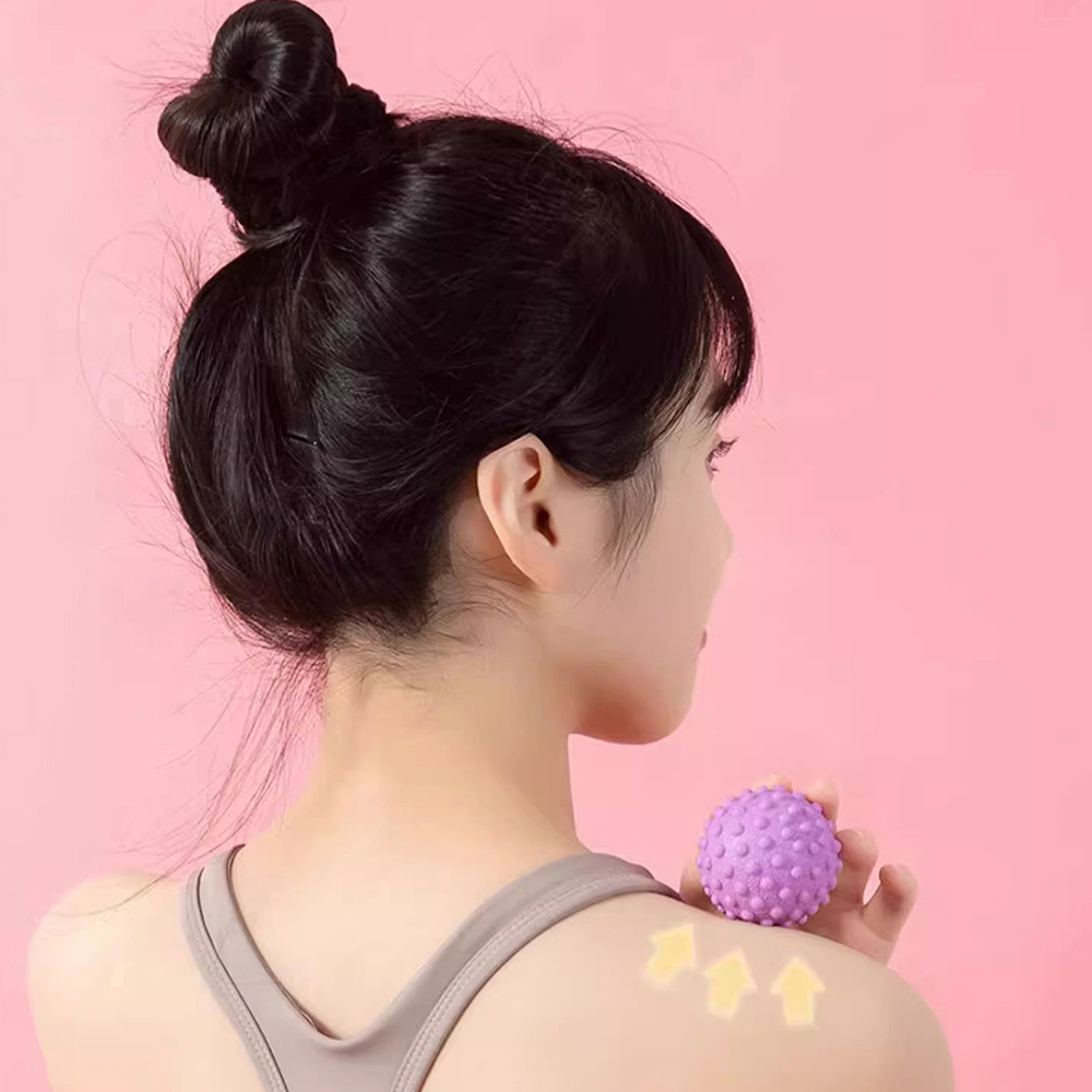ポータブル TPR 筋膜マッサージボール レイズドトリガーポ - Pilates Yoga Ball のレビューと価格
