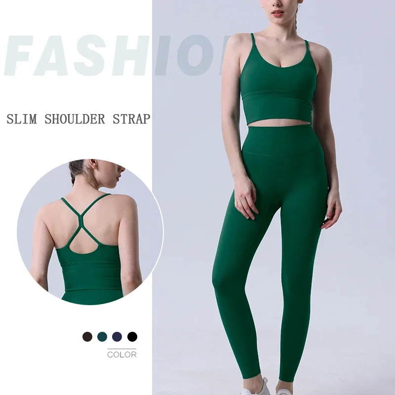 2ピースヨガウェア レディース セットアップ アスレチックウ - Pilates Yoga Legging のレビューと価格