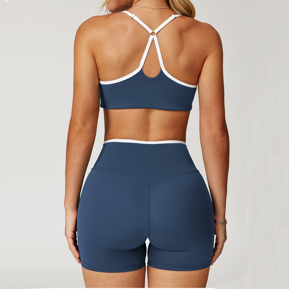 ジム下着女性のスポーツブラスポーツブラ汗防止通気性ヨガブラ耐 - Yoga Strap Cotton のレビューと価格