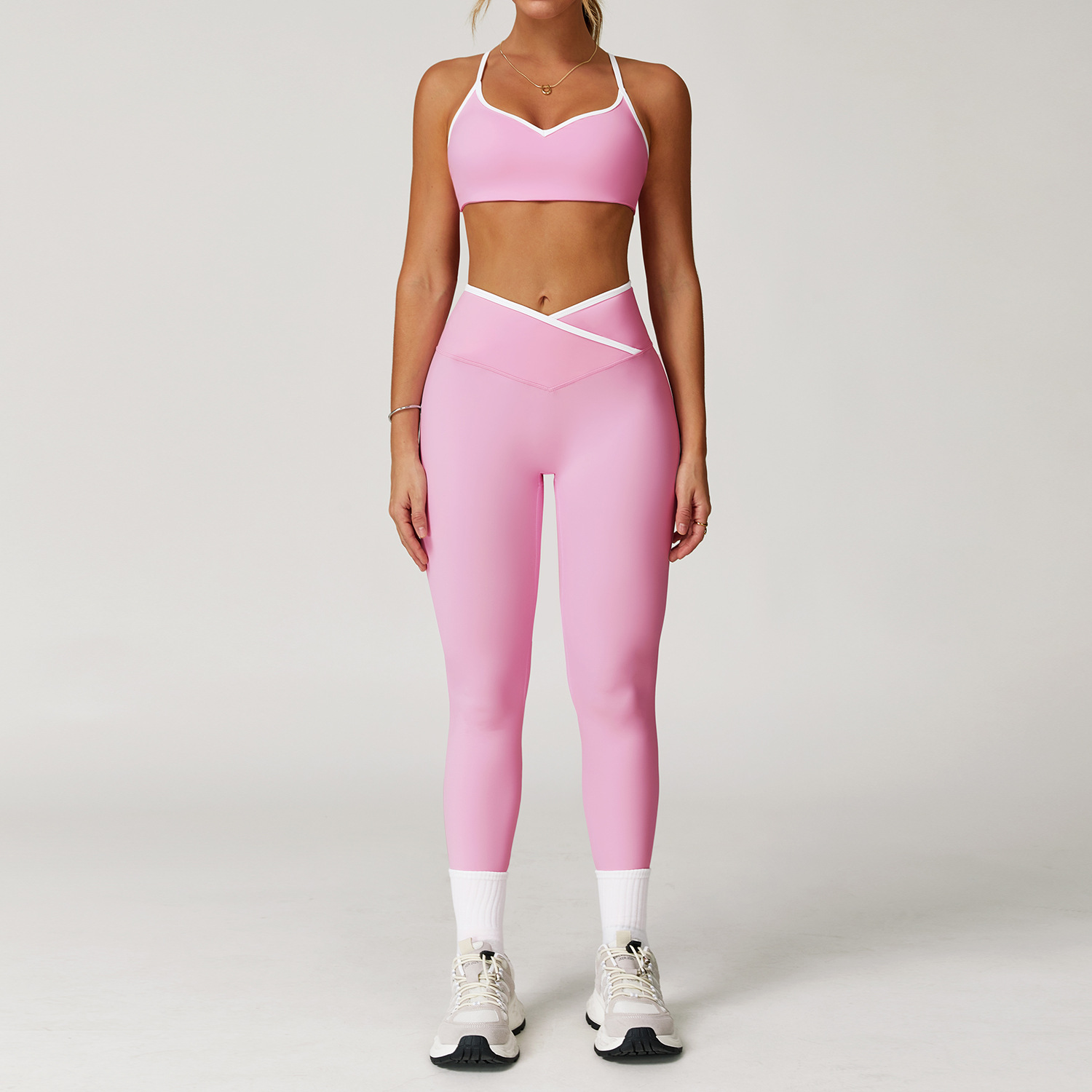 ジム下着女性のスポーツブラスポーツブラ汗防止通気性ヨガブラ耐 - Yoga Strap Cotton のレビューと価格