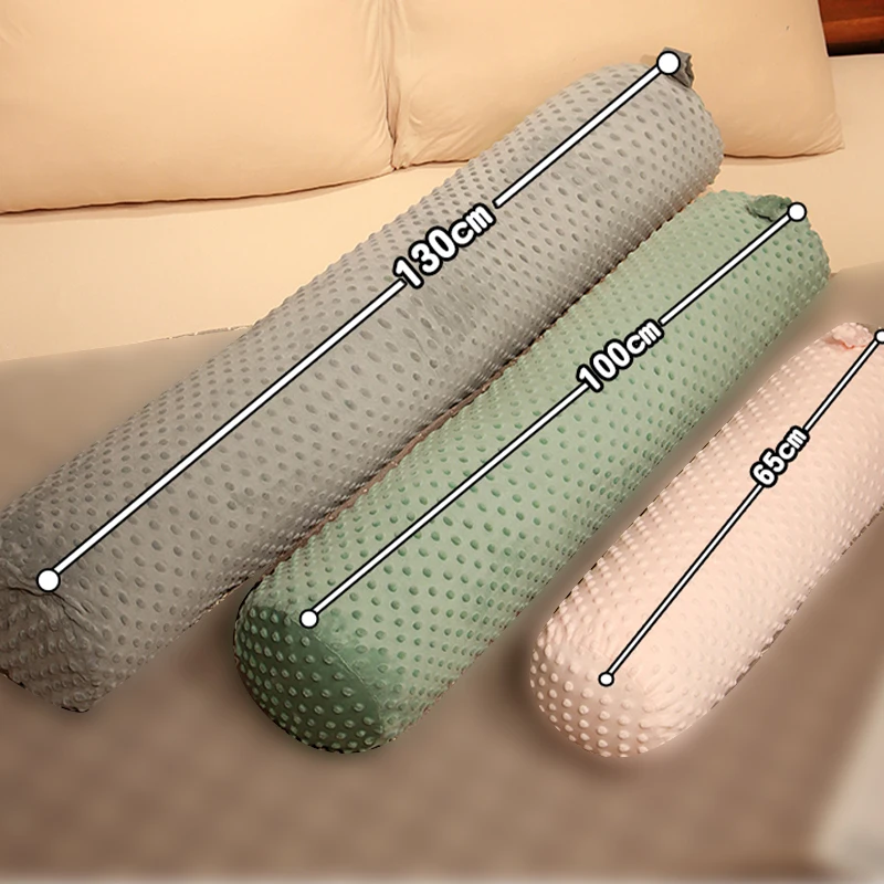 丸型ロングボディピローケース ベルベット生地 ベッド ソファ - Bolster Cushion Round のレビューと価格