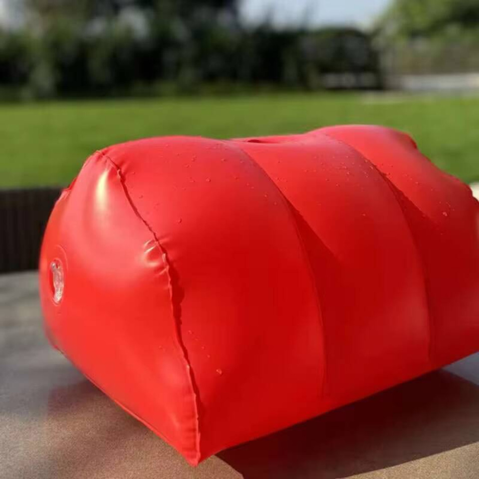 Pu レザーインフレータブル枕半月形クッションウェッジ花びら - Bolster Cushion Round のレビューと価格