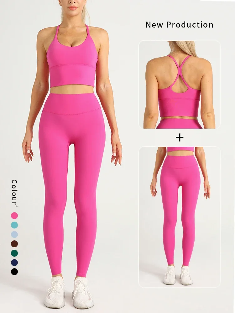 女性用2ピーストラックスーツ,ヨガウェア,アスレチックウェア - Pilates Yoga Legging のレビューと価格
