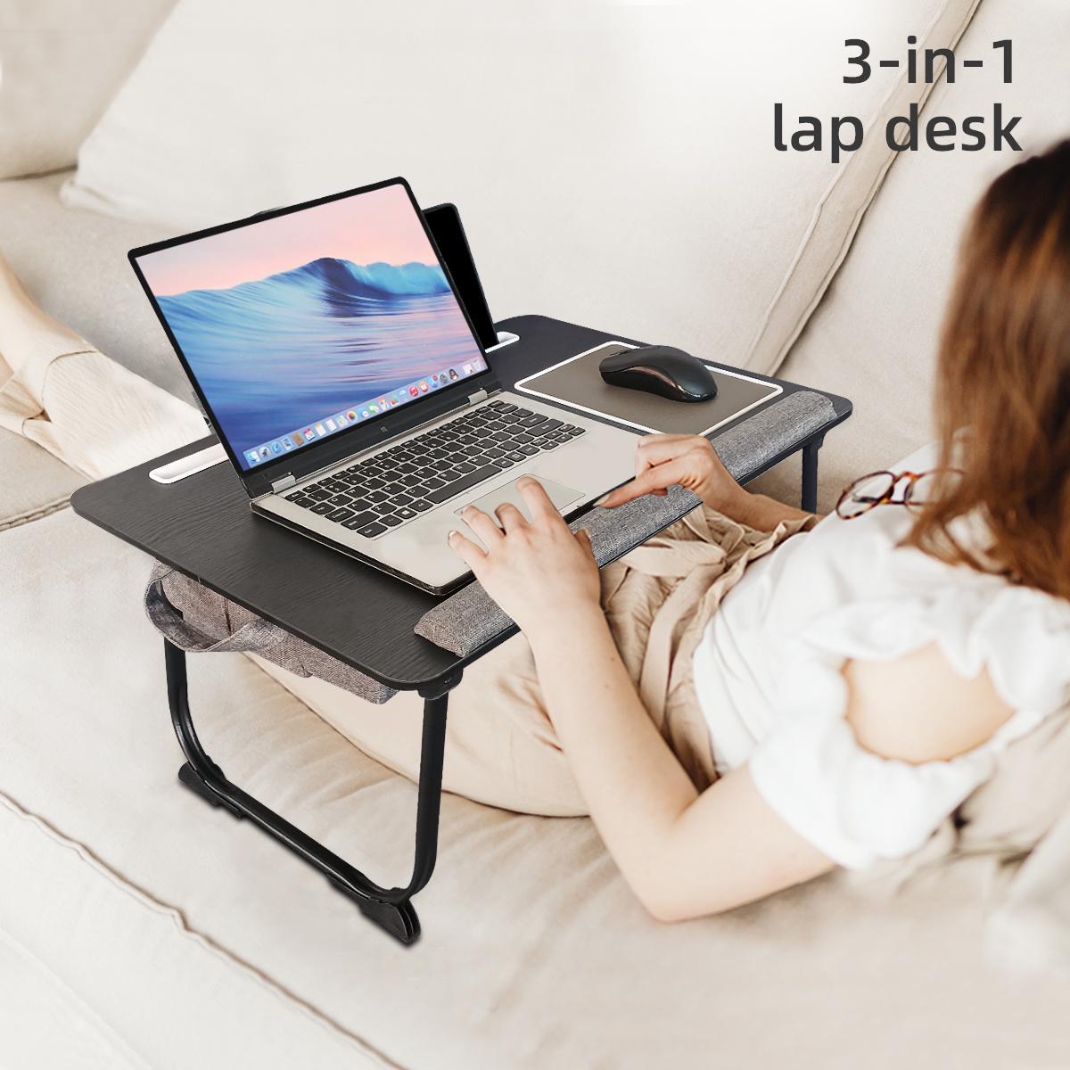 MUMUCC ポータブルベッドテーブル ノートパソコン用 折 - Inversion Table Fold のレビューと価格