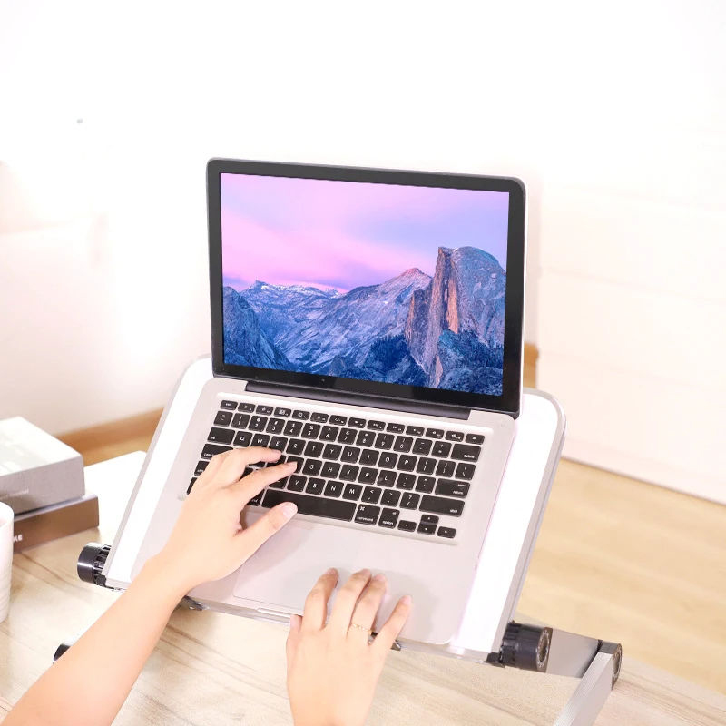 ポータブル折りたたみホルダーアルミ合金ラップトップスタンドデ - Inversion Table Fold のレビューと価格