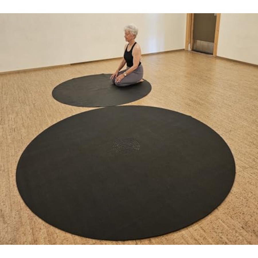 72 6フィートの大型円形ヨガマット、瞑想、ピラティス、太極 - Pilates Yoga And Tai Chi のレビューと価格