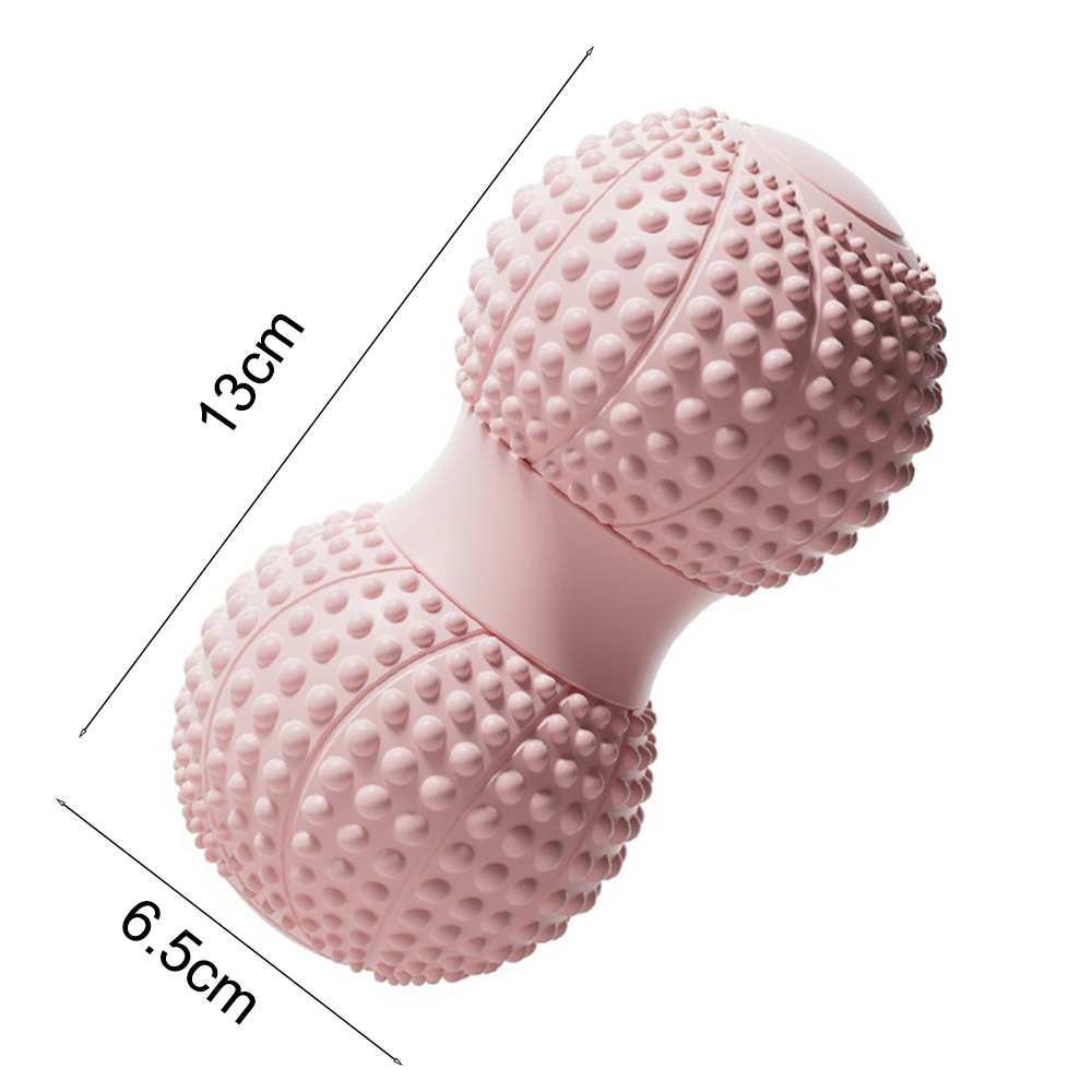 ピーナッツ型マッサージボール ヨガ ファシアボール 突起付き - Pilates Yoga Ball のレビューと価格