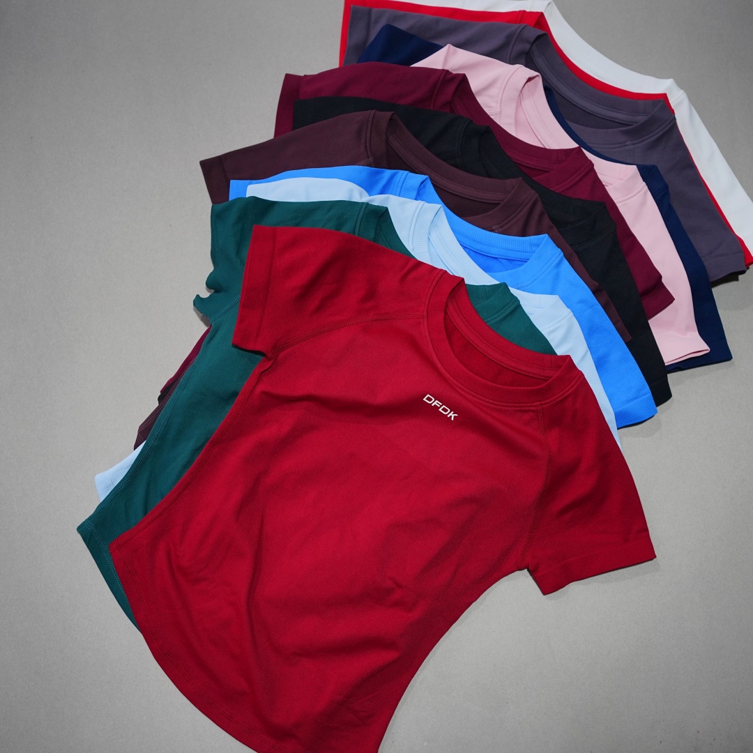 DFDK レディース エラスティック スリム 半袖 Tシャツ - Yoga Strap Cotton のレビューと価格