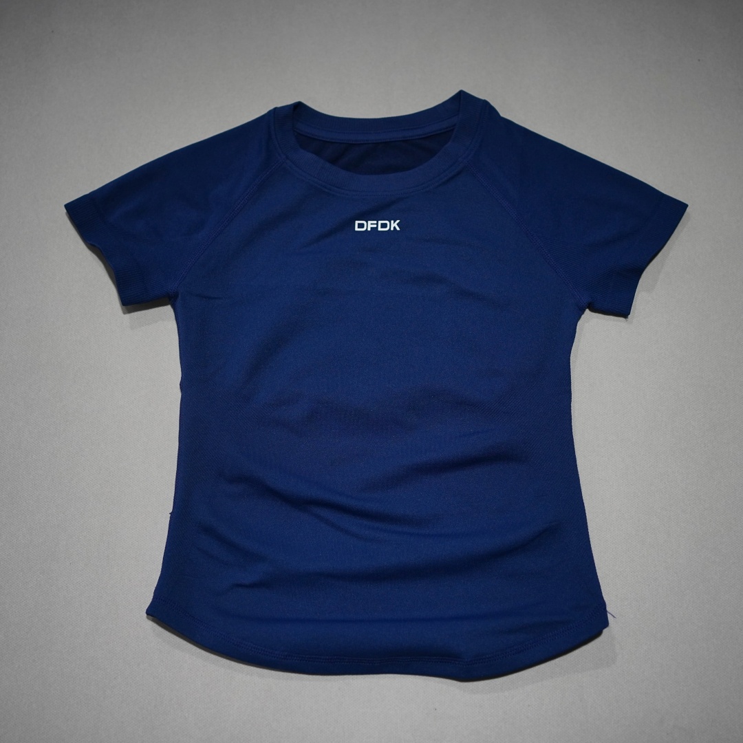 DFDK レディース エラスティック スリム 半袖 Tシャツ - Yoga Strap Cotton のレビューと価格