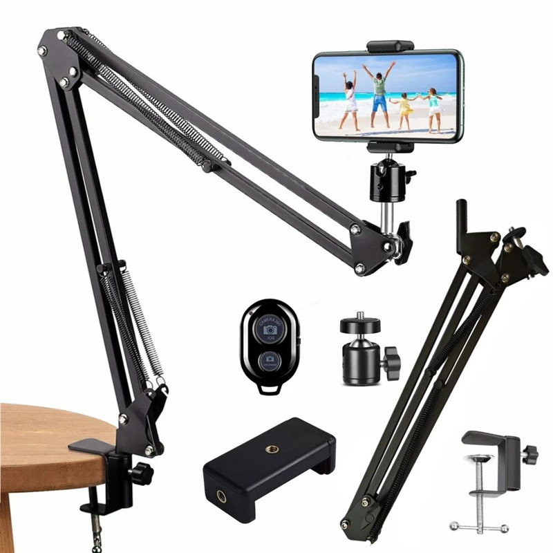 フレキシブルアーム三脚、スマホスタンド、テーブル折りたたみ式 - Inversion Table Fold のレビューと価格