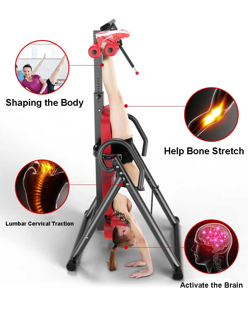ホットセール折りたたみ式ジム器具ホームフィットネス筋肉リラッ - Inversion Table Fold のレビューと価格