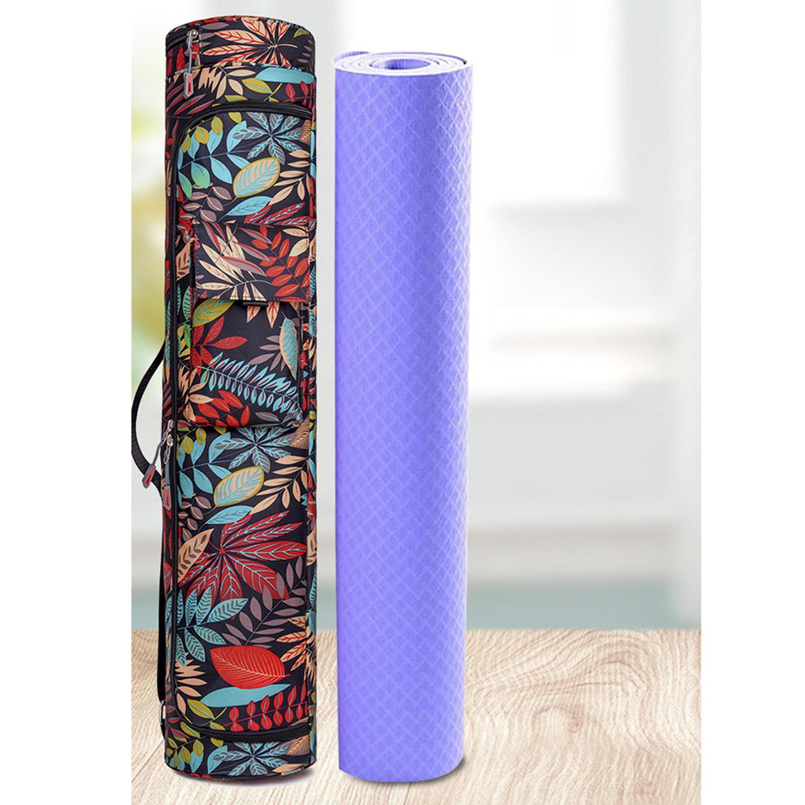 滑り止めヨガマットバッグ キャンバス巾着キャリーケース 調節 - Pilates Yoga Mat Workout のレビューと価格