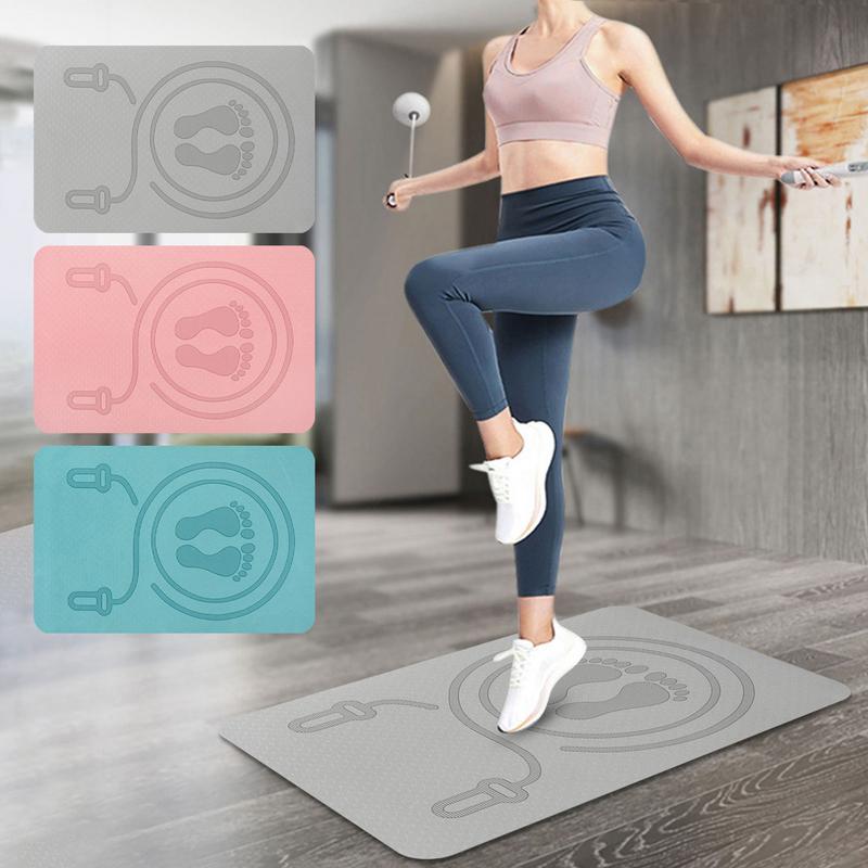 6mmジャンプロープマット TPE素材 耐衝撃 防音 エクサ - Pilates Yoga Mat Workout のレビューと価格