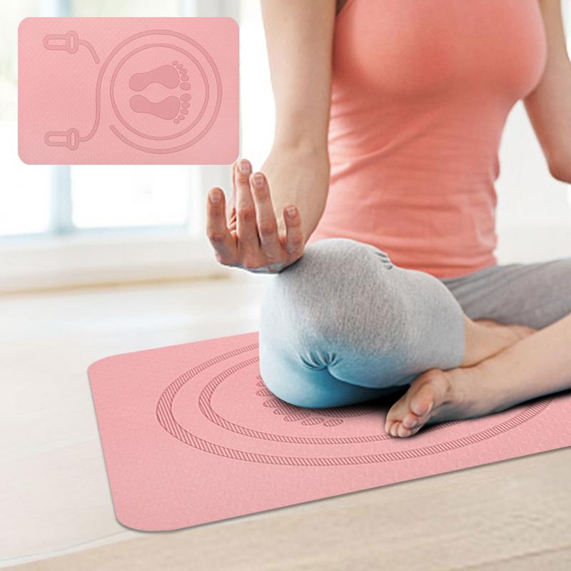 6mmジャンプロープマット TPE素材 耐衝撃 防音 エクサ - Pilates Yoga Mat Workout のレビューと価格