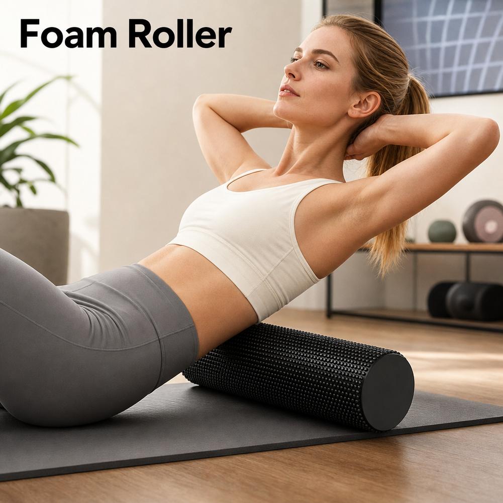 EVAヨガフォームローラー高密度ワークアウトリカバリーボディ - Pilates Yoga Ball のレビューと価格