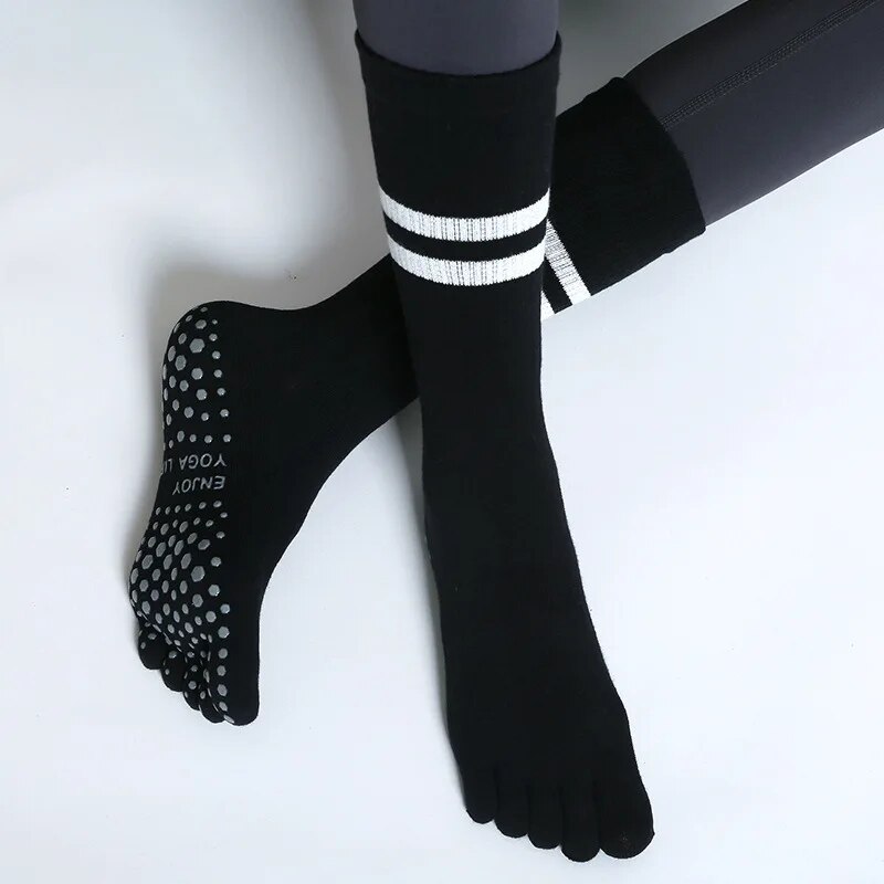 ハーフチューブヨガソックス,通気性,滑り止め,5本の指,スポ - Pilates Yoga Origin のレビューと価格