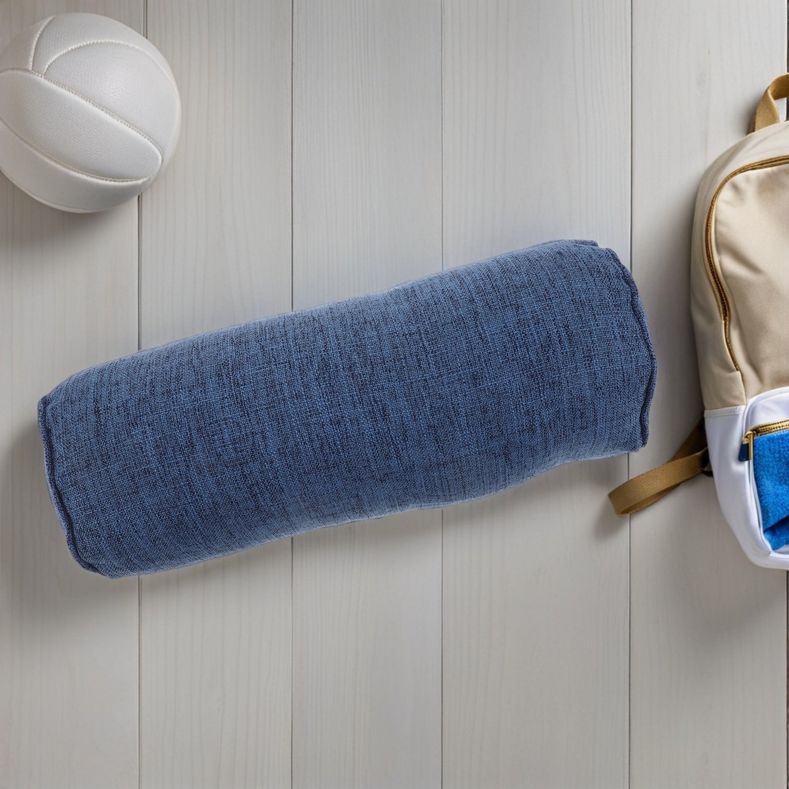 ヨガボルスター枕 丸型円筒形サポート 背中と首用 ヨガランバ - Bolster Cushion Round のレビューと価格