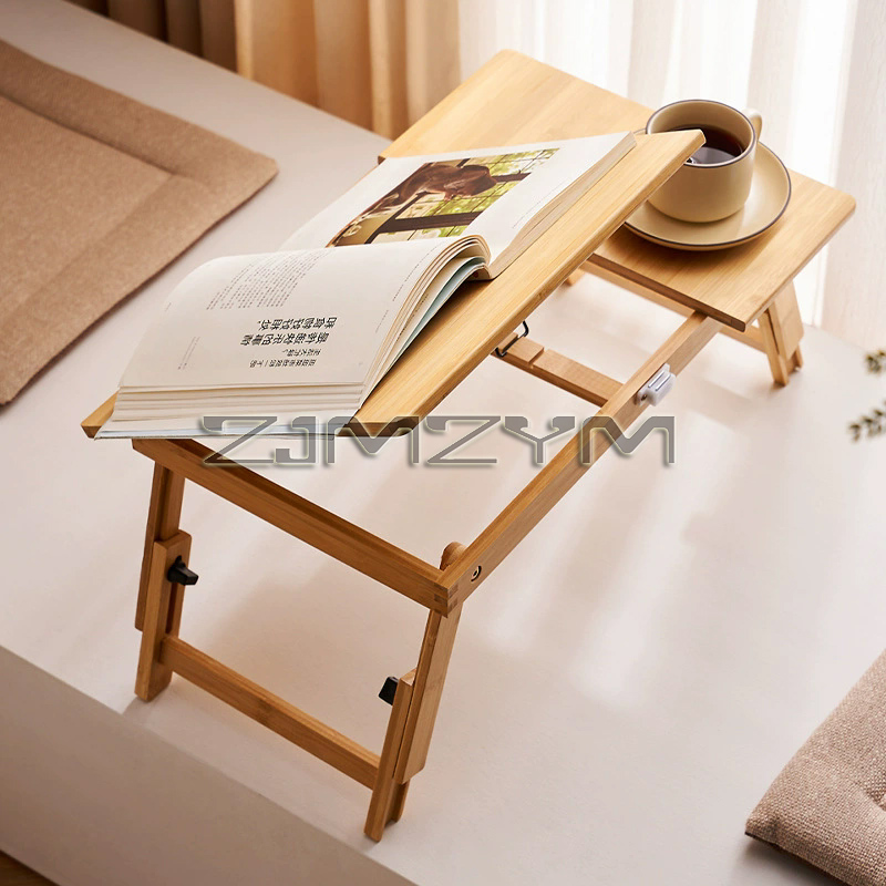 折りたたみラップトップテーブル竹製調節可能なミニマリズムコン - Inversion Table Fold のレビューと価格