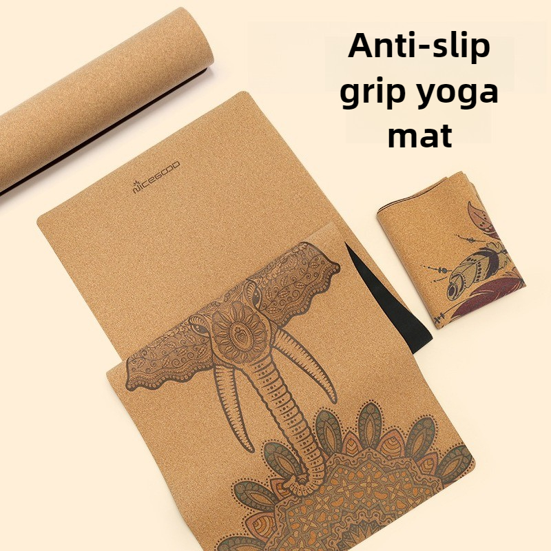 ピラティス器具ヨガマット滑り止めコルクカバー、極厚ラバーグリ - Pilates Yoga Mat Workout のレビューと価格