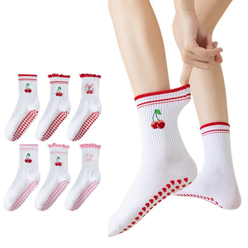 1組のクロスボーダープロフェッショナルヨガソックス、コットン - Pilates & Yoga Studio Alineacion のレビューと価格
