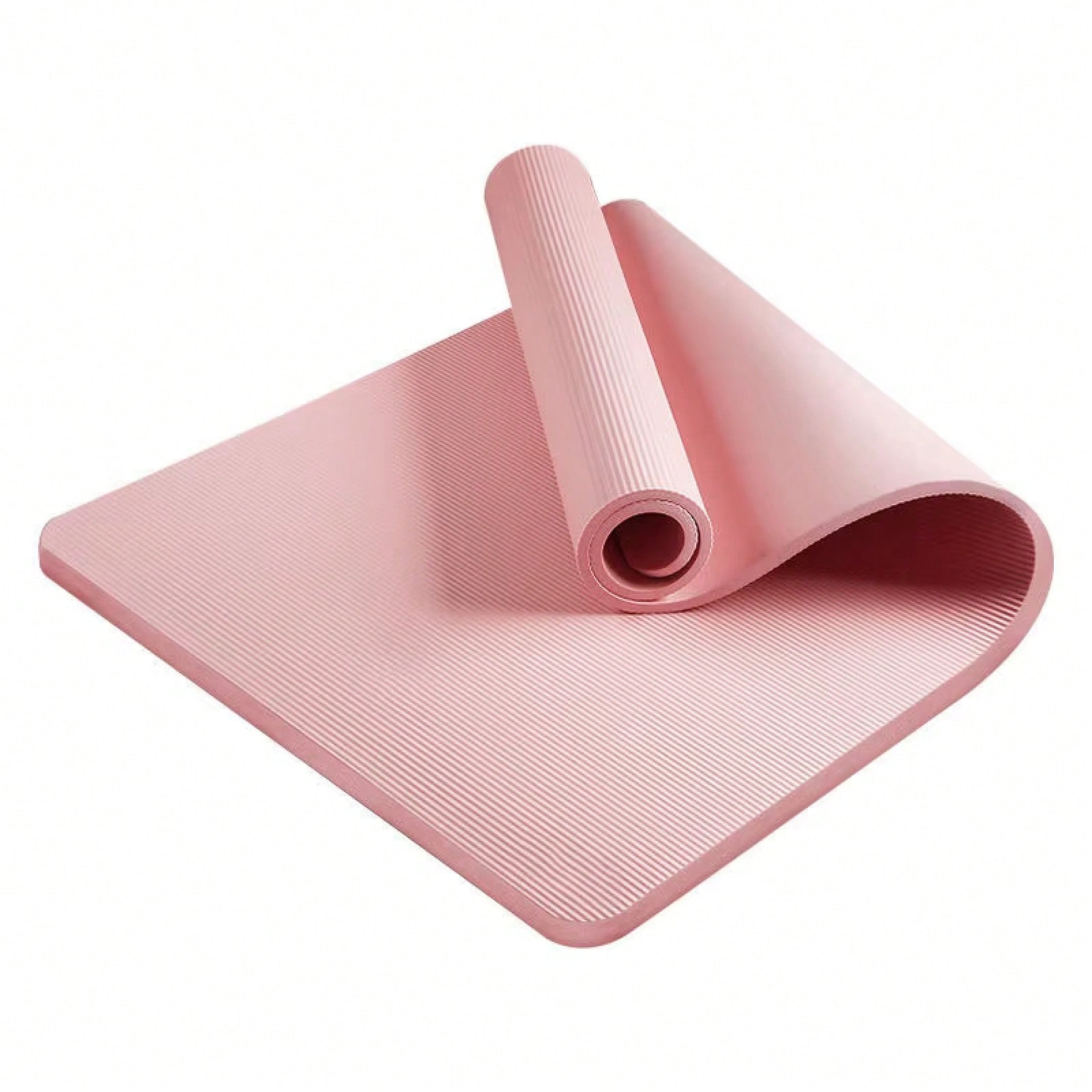 185*61CM ピンクの滑り止めヨガマットセット衝撃吸収快 - Pilates Yoga Mat Workout のレビューと価格