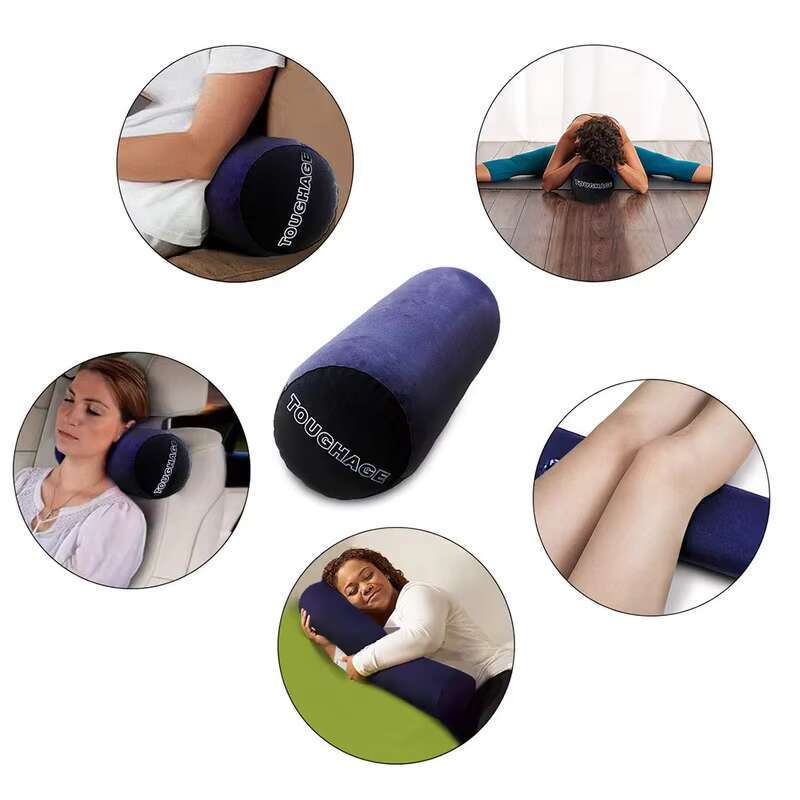 強化された円筒形の長いインフレータブルクッション,純粋な表面 - Bolster Cushion Round のレビューと価格