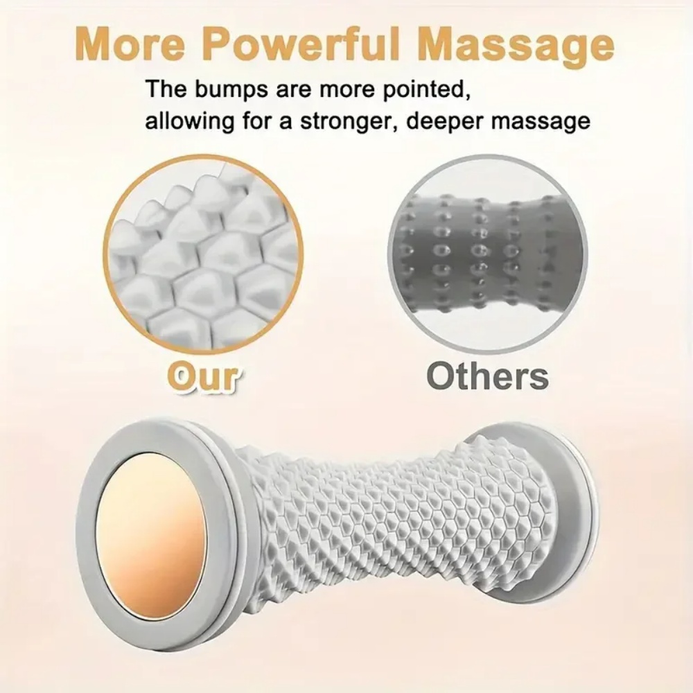 フットローラーヨガマッサージボール足底筋膜ローラー筋肉弛緩ケ - Pilates Yoga Ball のレビューと価格