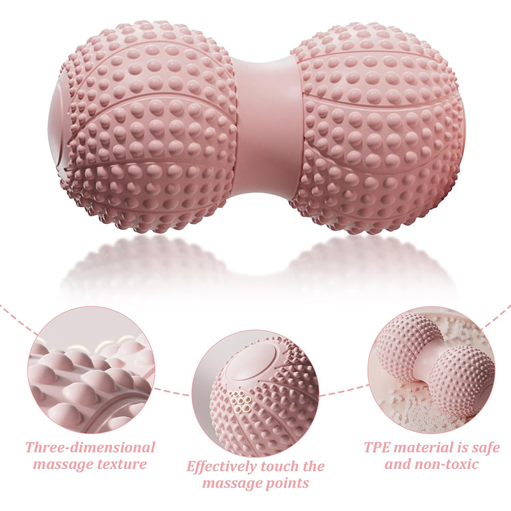 ヨガ筋膜ボール ピーナッツマッサージボール フットマッサージ - Pilates Yoga Ball のレビューと価格